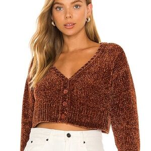 NWT Lovers and Friends Anya Cropped Cardigan